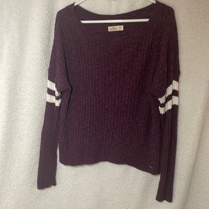 Purple Hollister Knit Sweater